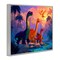 Stupell Industries Dinosaur Friends In The Jungle Framed Giclee, design by Wumples